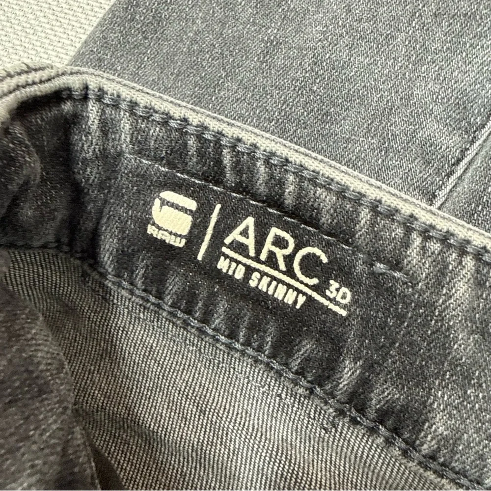 G-Star Arc 3D Mid Skinny Jeans Grey Size 31 - Picture 5 of 8